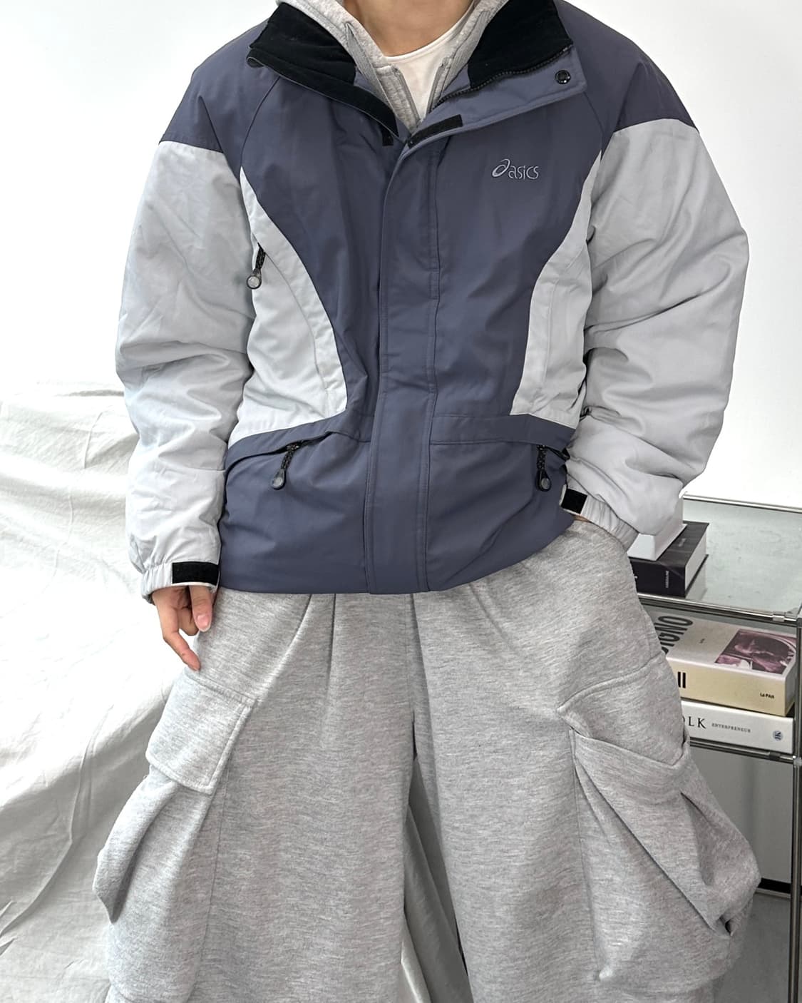 아식스 올드스쿨 패딩 점퍼 XL 상품이미지2