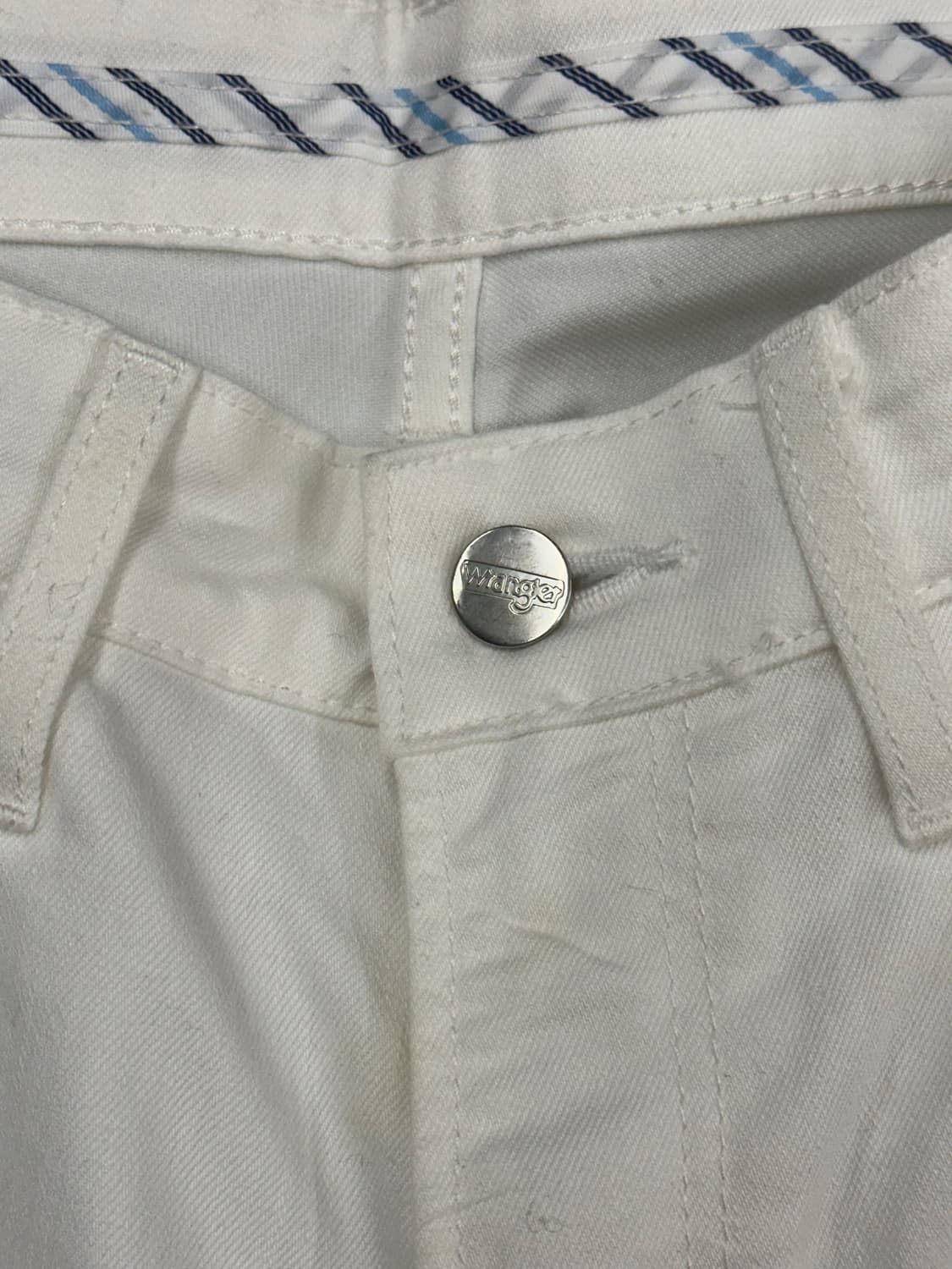 30)랭글러 빈티지 화이트 데님 팬츠 상품이미지6