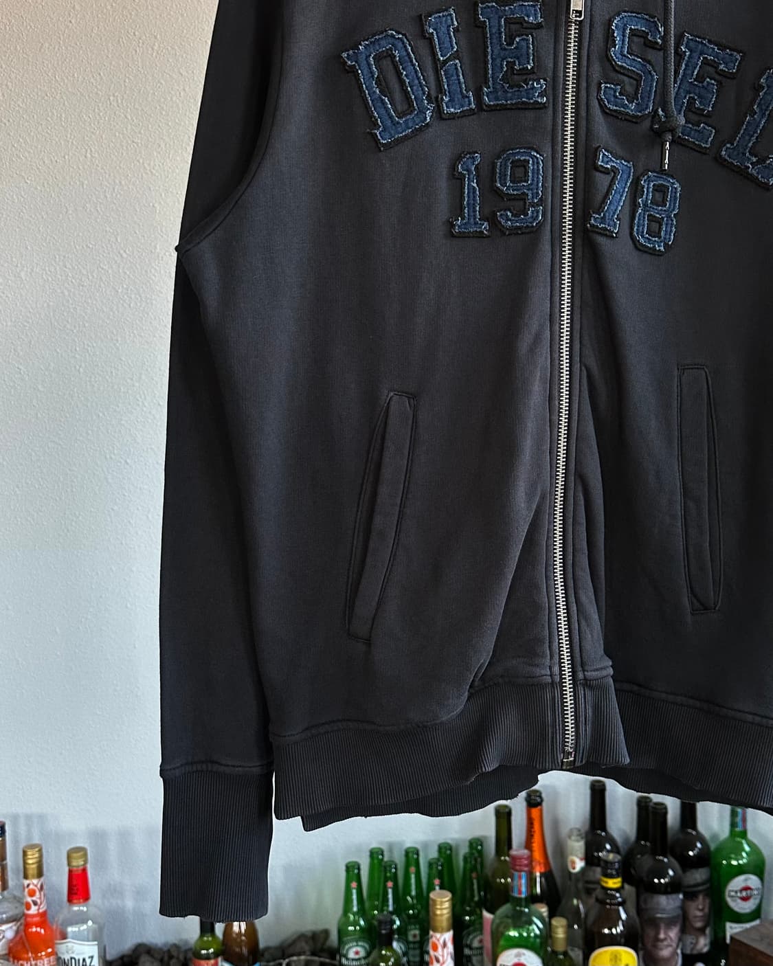 [L]디젤 DIESEL y2k 빈티지 후드집업 상품이미지4