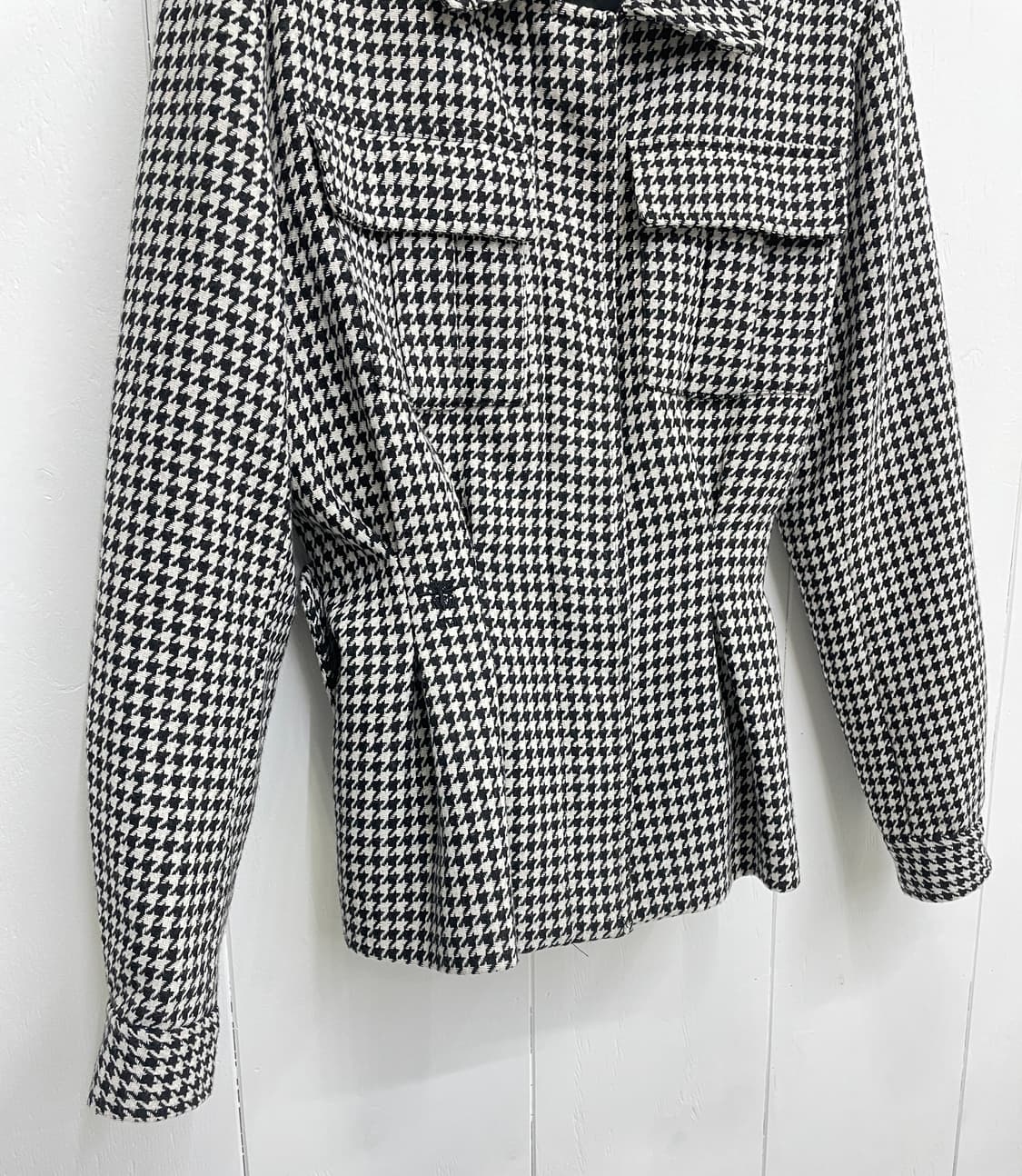 하운드투스 체크 웨이스트 라인 지퍼 업 자켓 상품이미지3