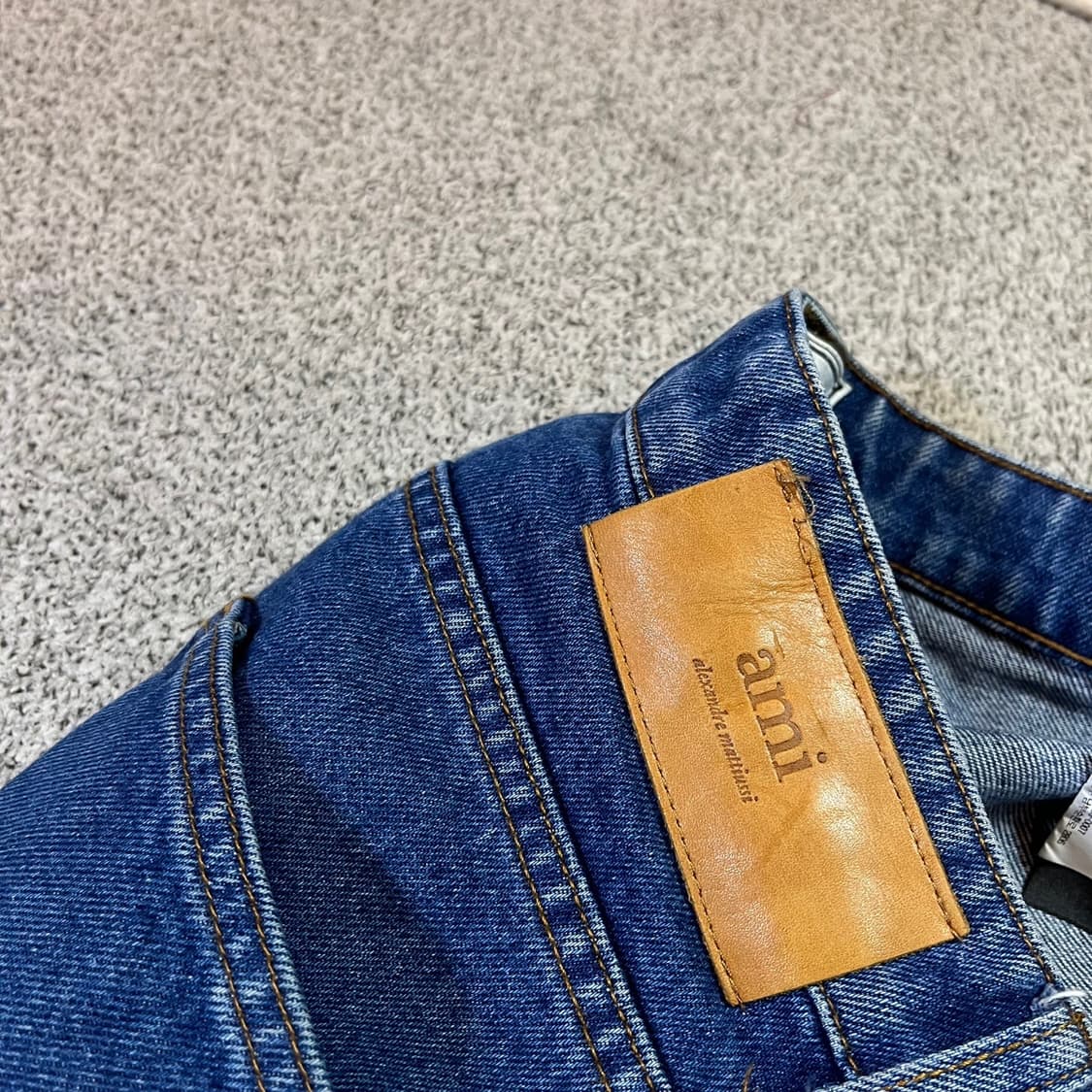 ami 아미 데님 와이드 팬츠 상품이미지6