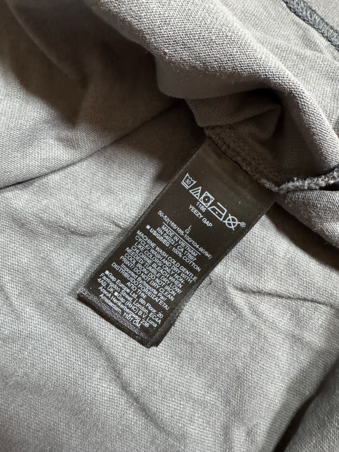 이지갭 롱슬리브 다크 그레이 상품이미지3