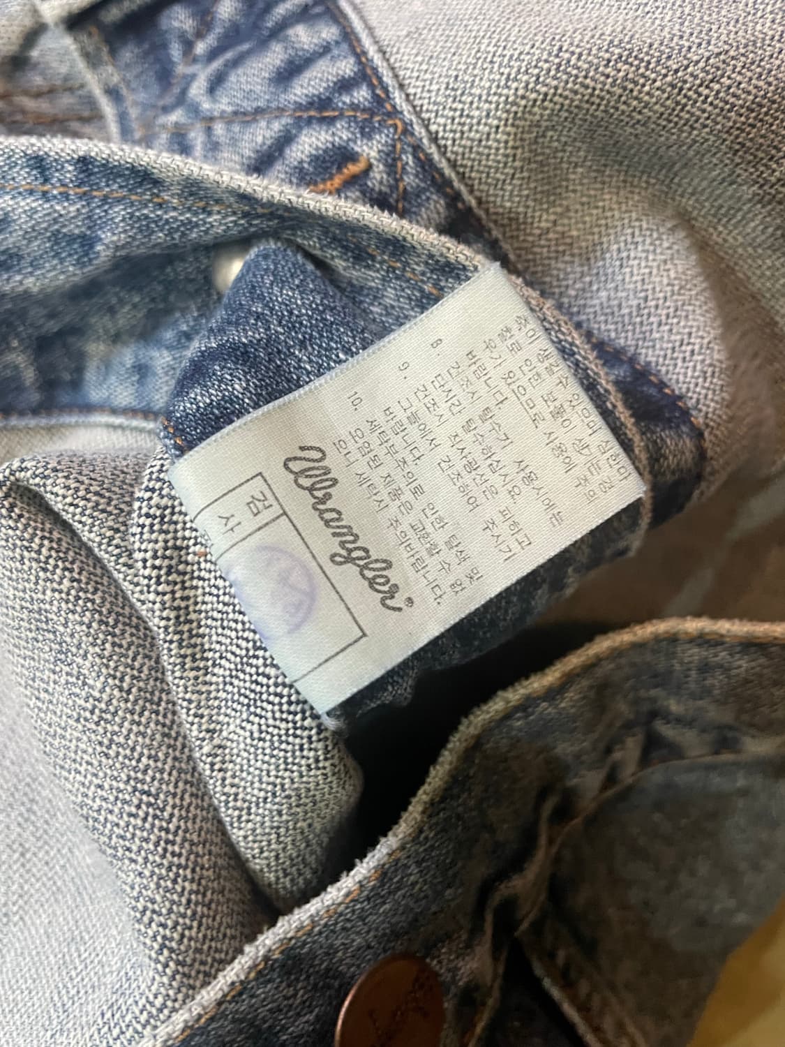 Wrangler 랭글러 트러커 데님자켓 M (95) 상품이미지9