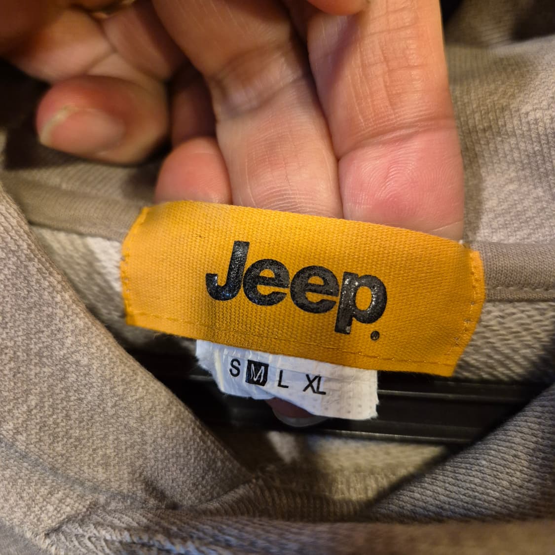 (M)JEEP 베이지 후드 상품이미지3