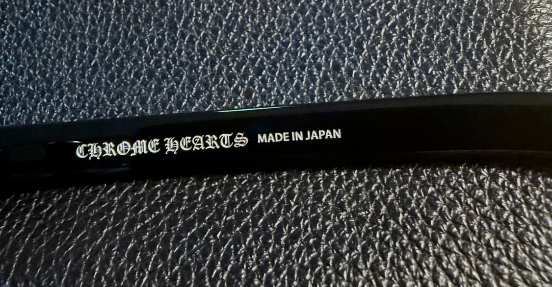 크롬하츠 스모크쇼 블랙/실버 안경 상품이미지9