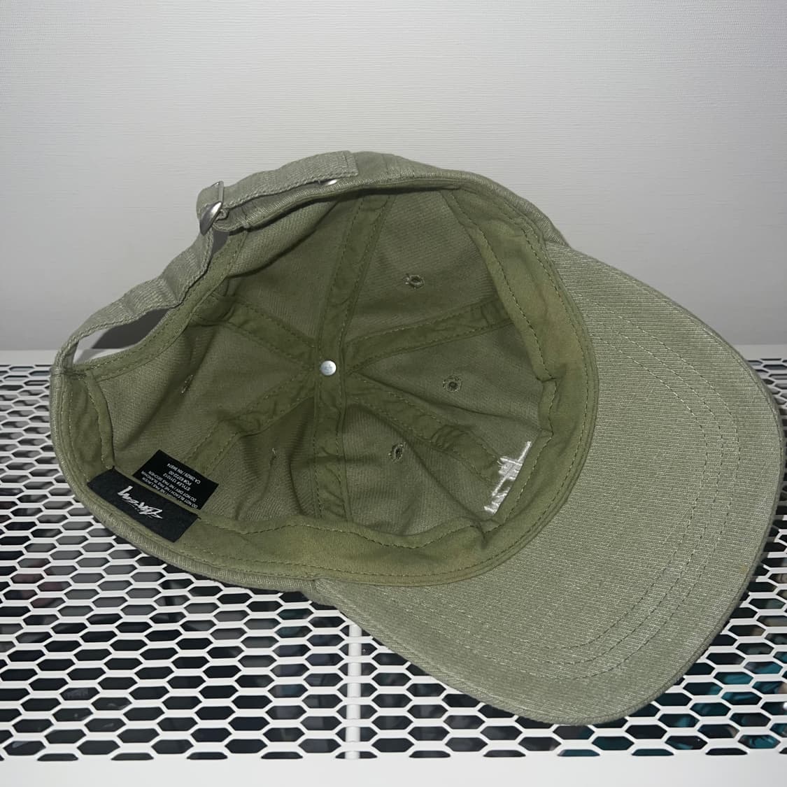스투시 스탁 로우 프로 볼캡 라이트올리브 상품이미지3