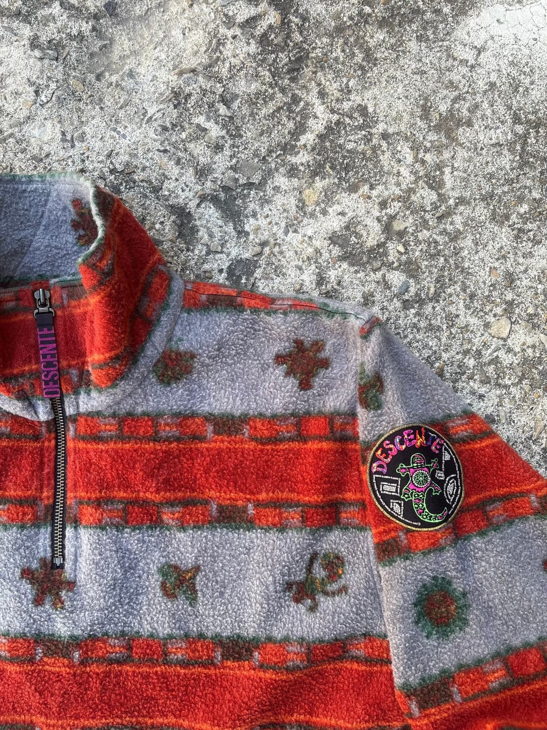 90s Descente 플리스 하프집업 🦎 상품이미지4