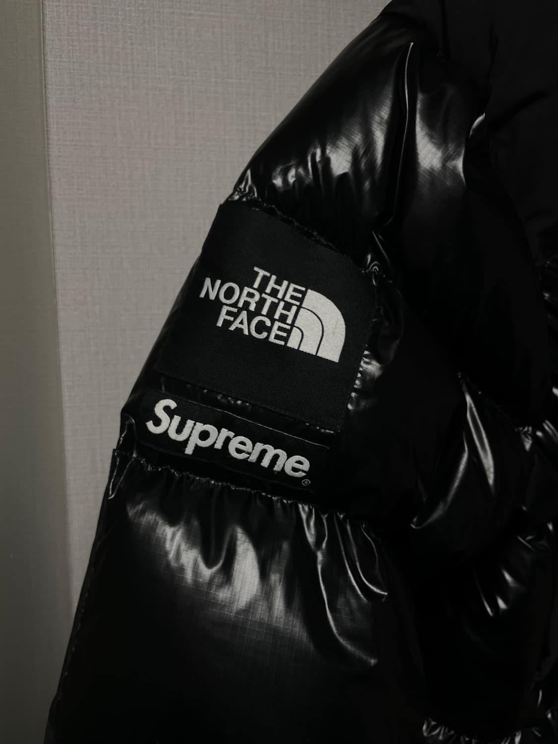 노스페이스 X 슈프림 다운 파카 블랙 L 상품이미지4