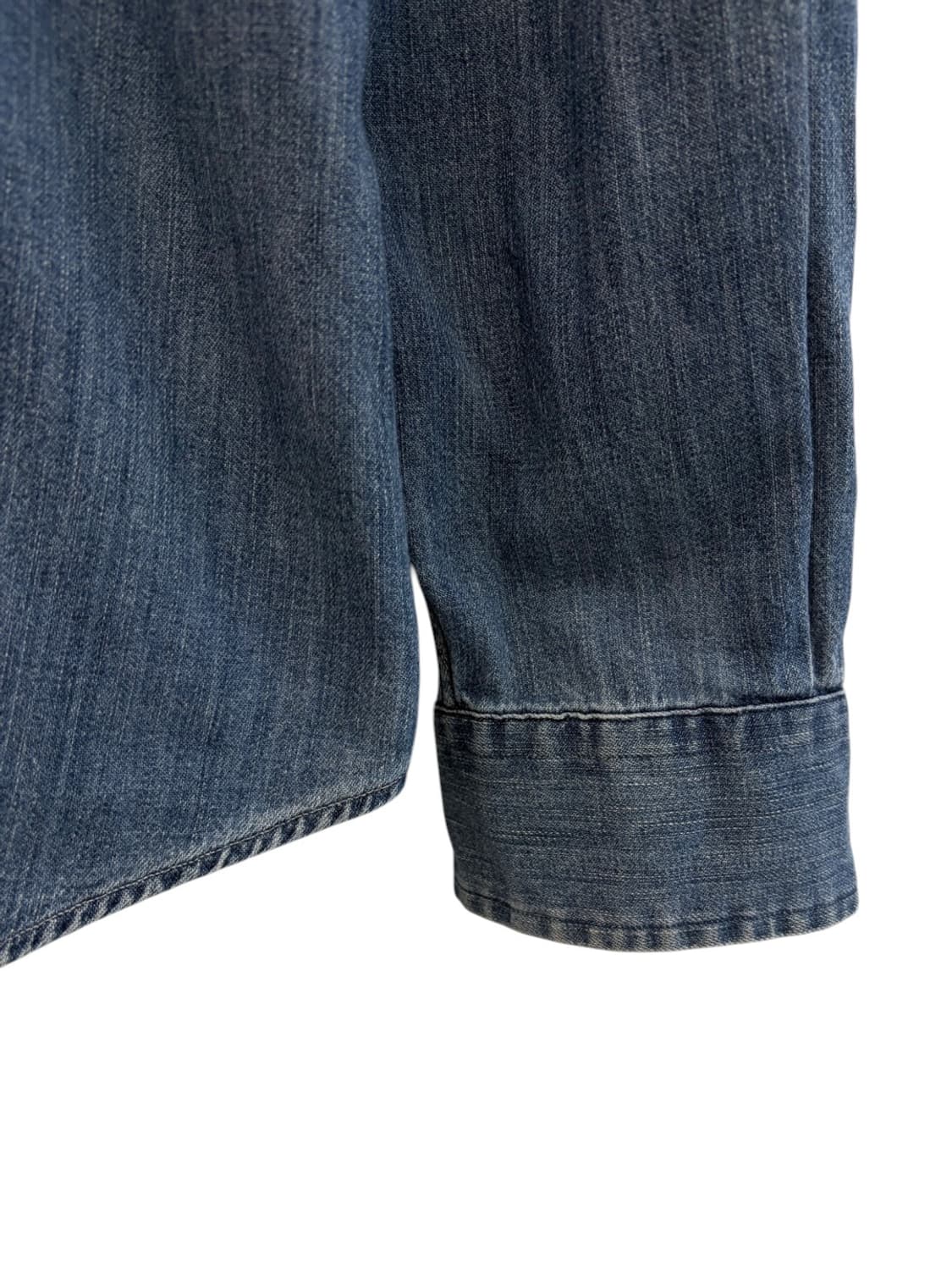 폴로 샴브레이 데님 청셔츠 (S/국내95~100) 상품이미지5