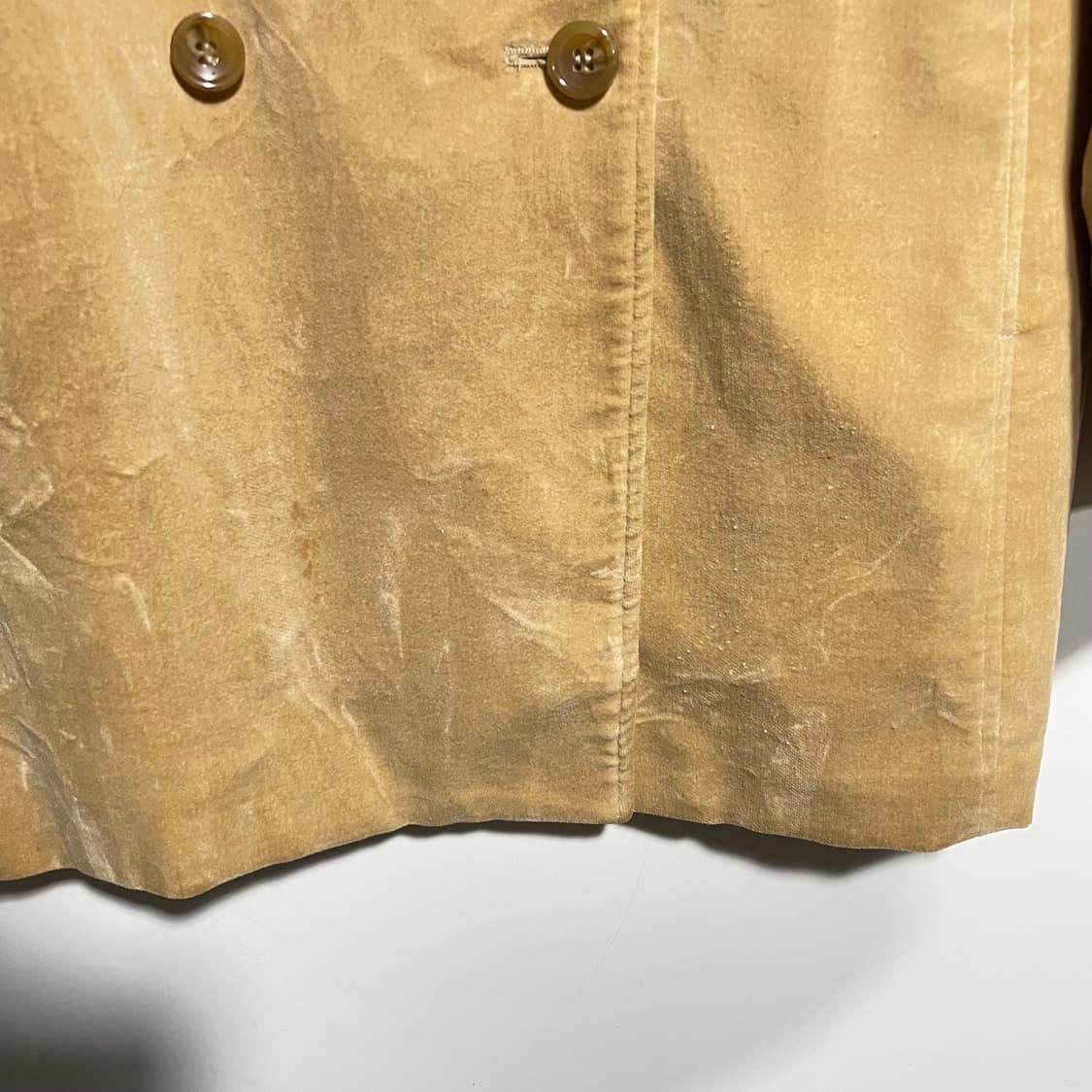 미쉘클랑 더블 버튼 코듀로이 코트 상품이미지4