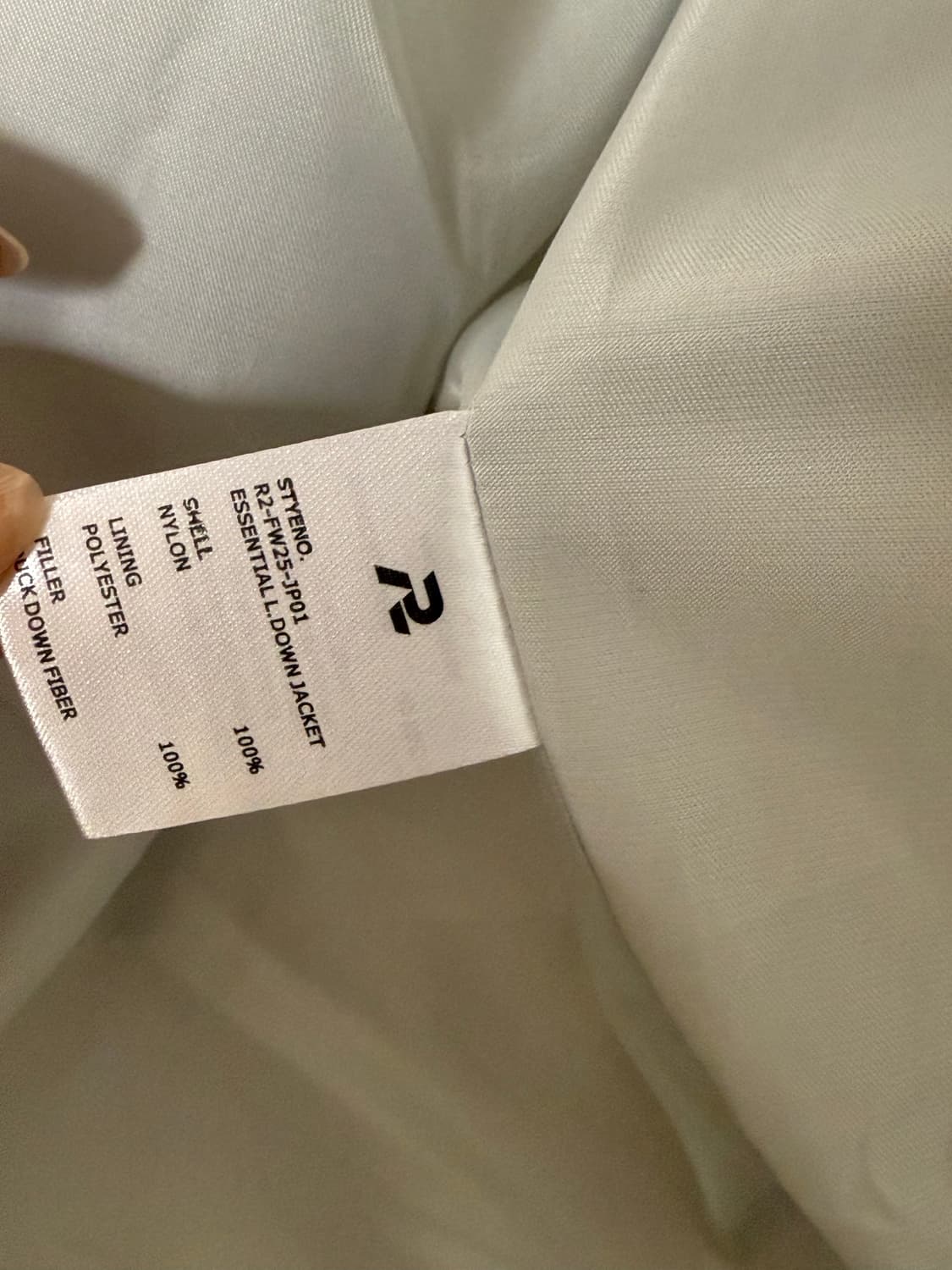 오리털 경량패딩 그레이 L 상품이미지8