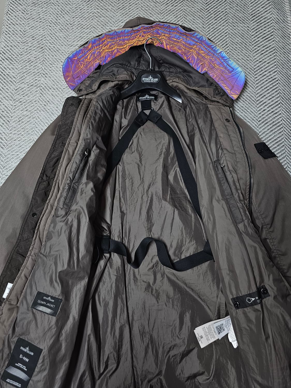 스톤아일랜드 쉐도우프로젝트 10주년 스카라베오 다운 패딩 상품이미지9