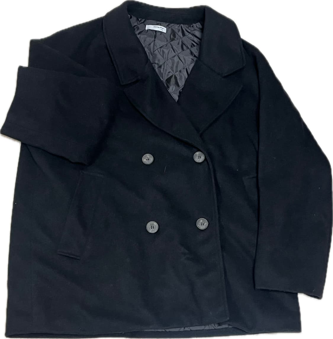 메롱샵 빈티지 블랙 코트 상품이미지1