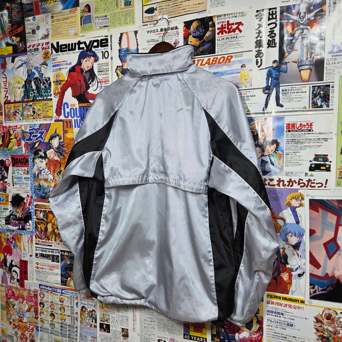 JPN 챔피온 올드스쿨 실버 바람막이 상품이미지6