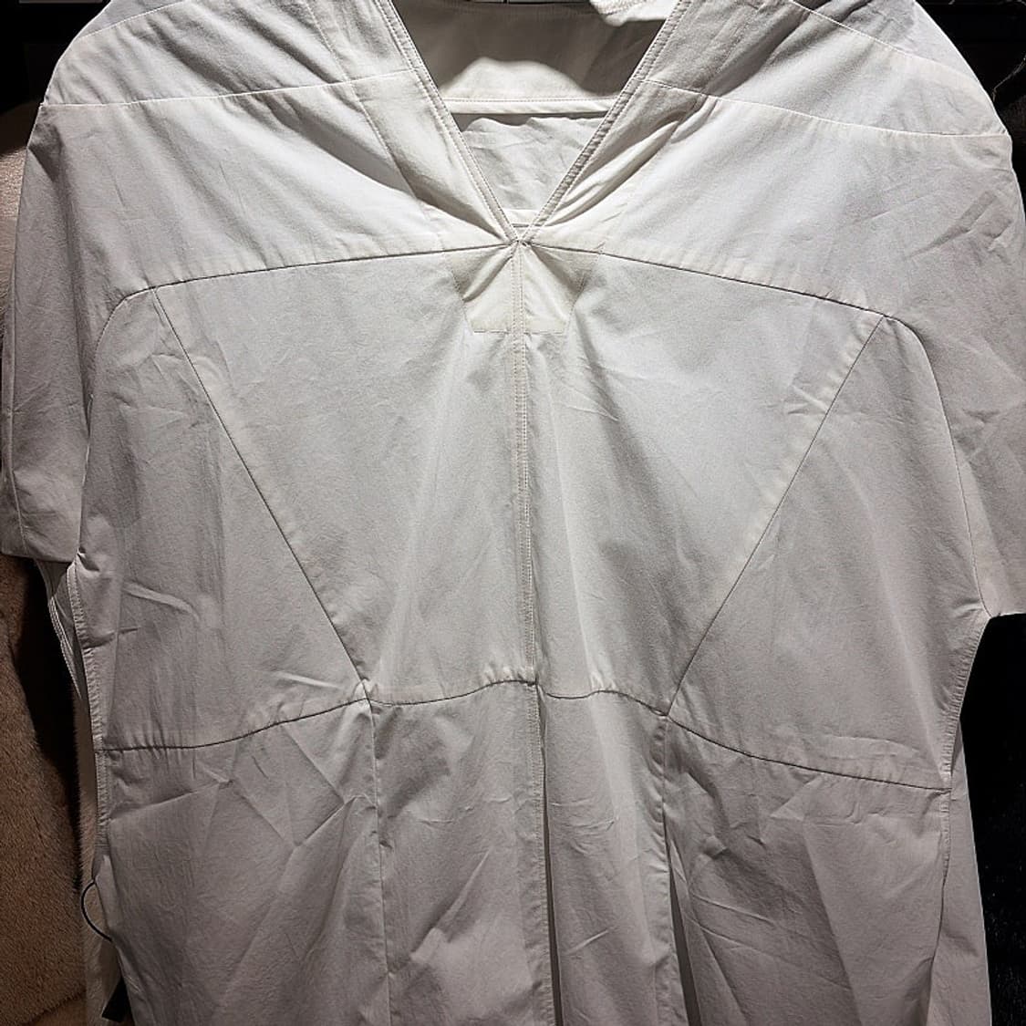 (정품/새상품) 릭 오웬스 여성 화이트 버블 코튼 탑 상품이미지2