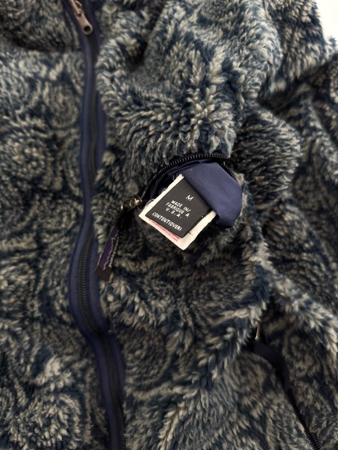 98's 파타고니아 글리세이드 리버서블 후리스 made in usa 상품이미지7