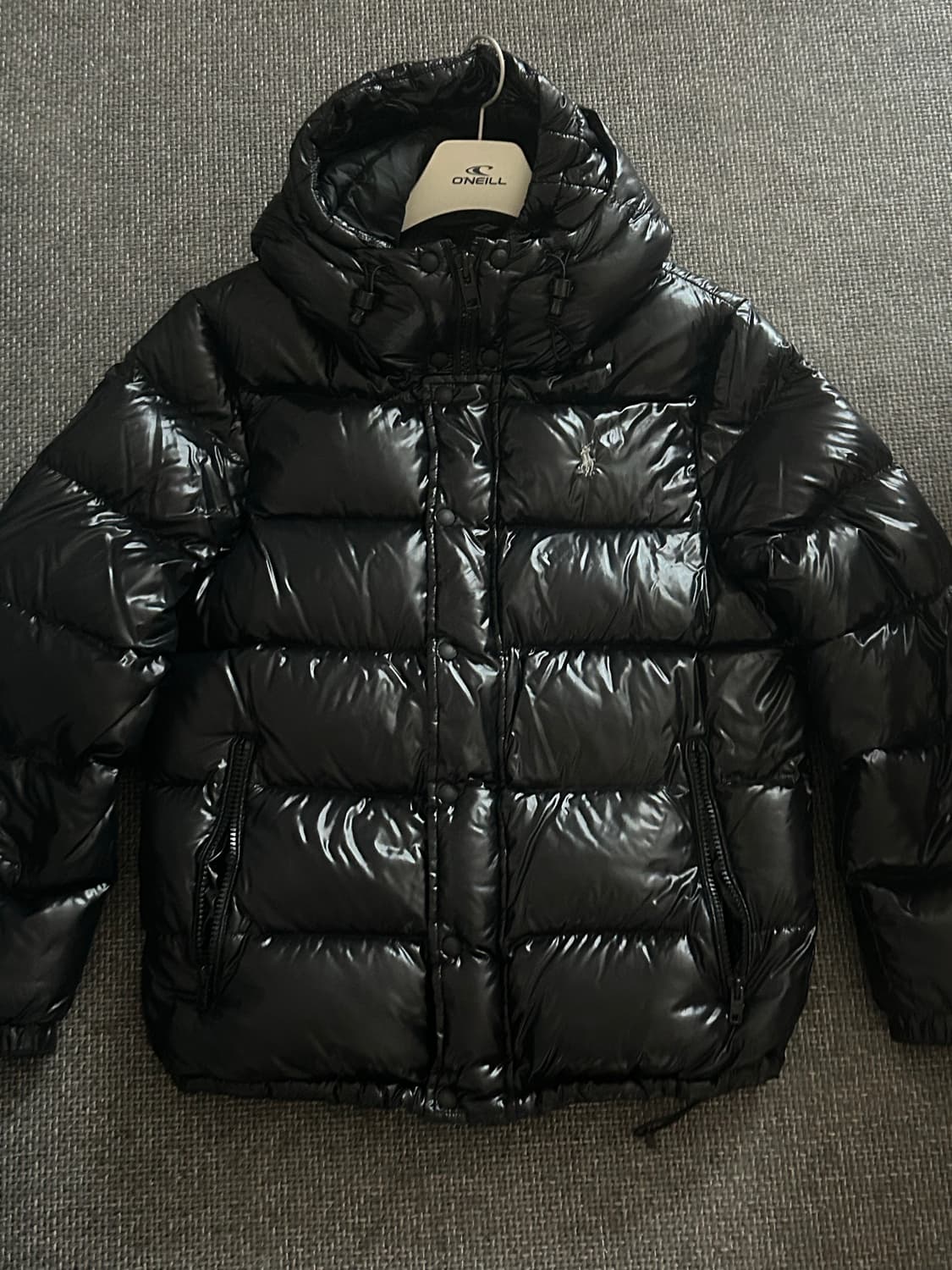 폴로 유광패딩 M 상품이미지1