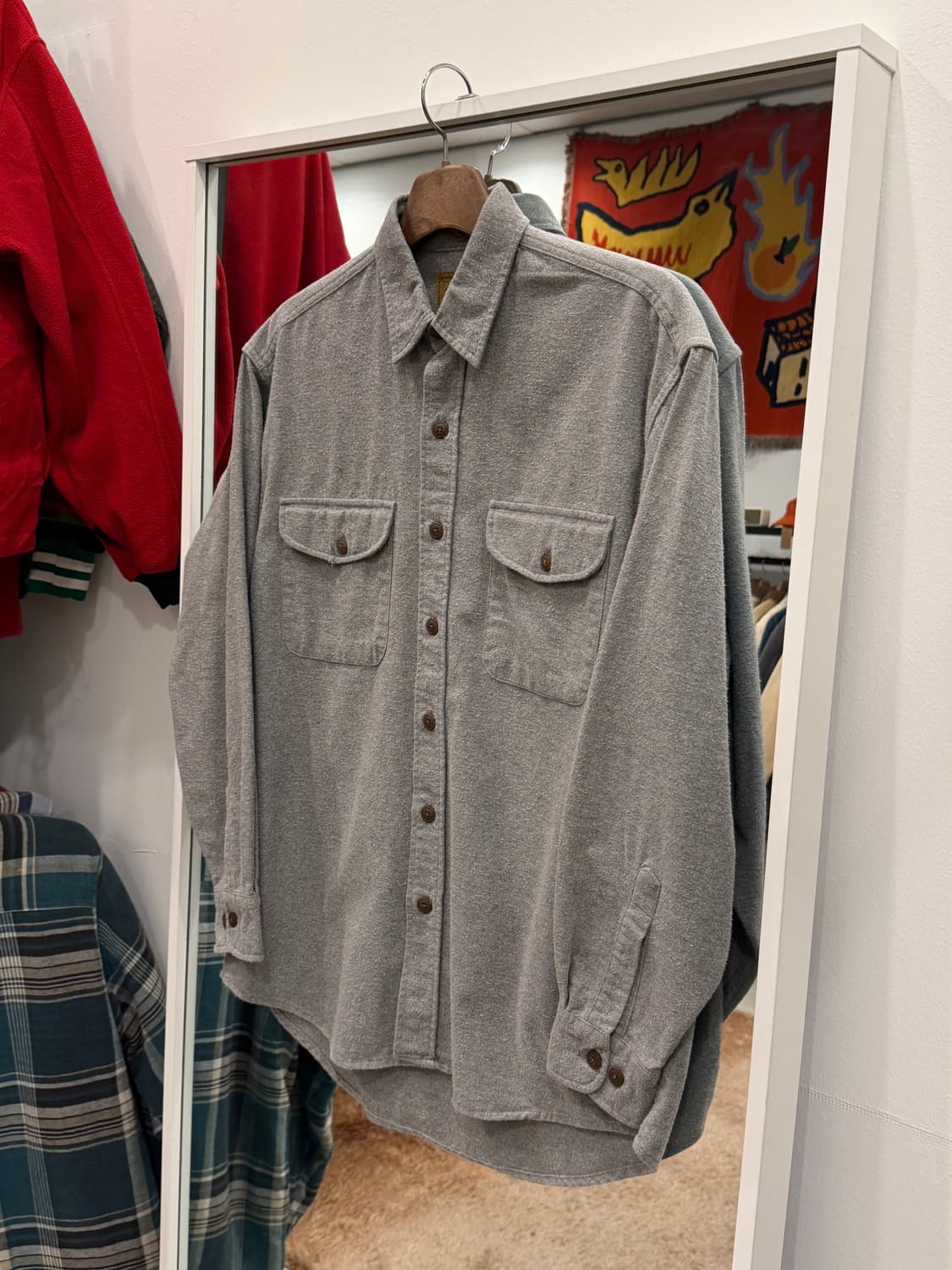 ST. John's Bay 세인트 존스 베이 빈티지 샤모아 셔츠 상품이미지1