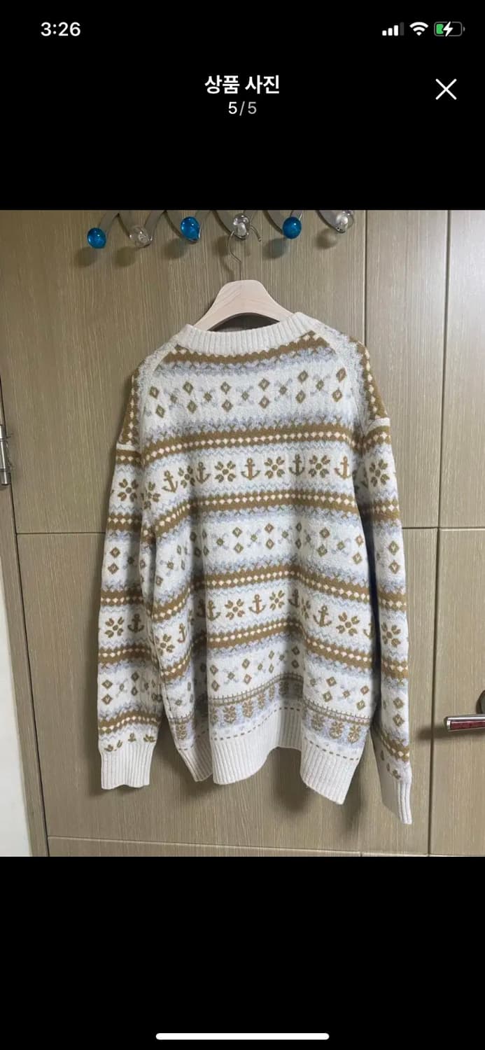 [UNIQLO] 유니클로 JW앤더슨 패턴 니트 XL사이즈 상품이미지5