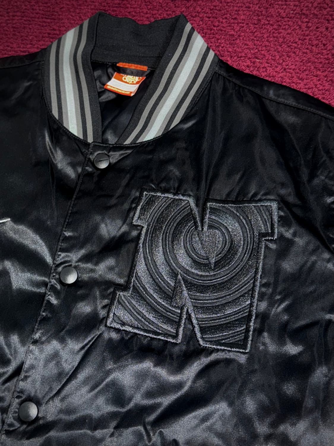 나이키 올드스쿨 바시티 자켓 블랙 L (100) 상품이미지3