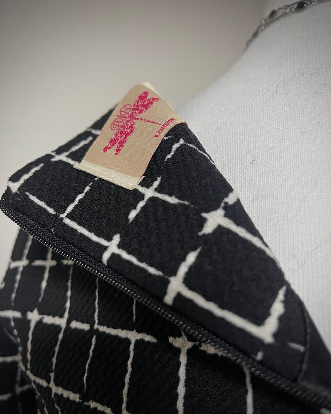 오네갸루 체크 원피스 상품이미지5