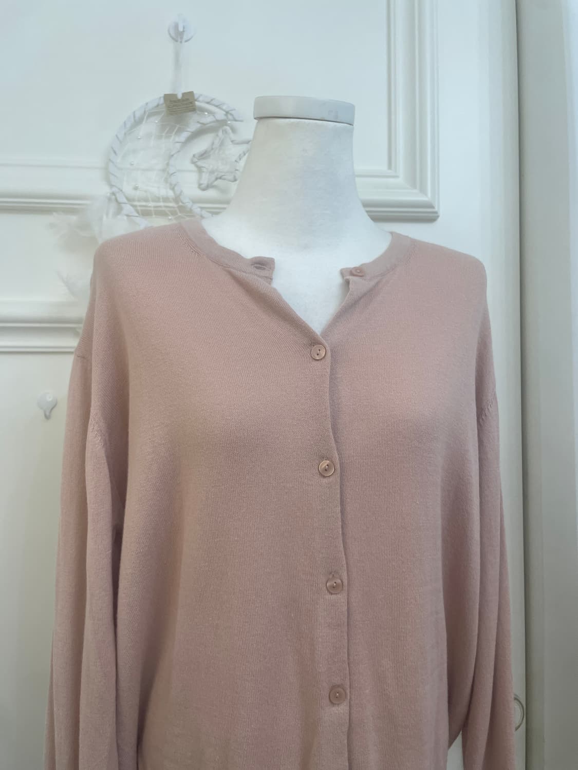 indi pink basic loose cardiagn(size-L) 상품이미지5