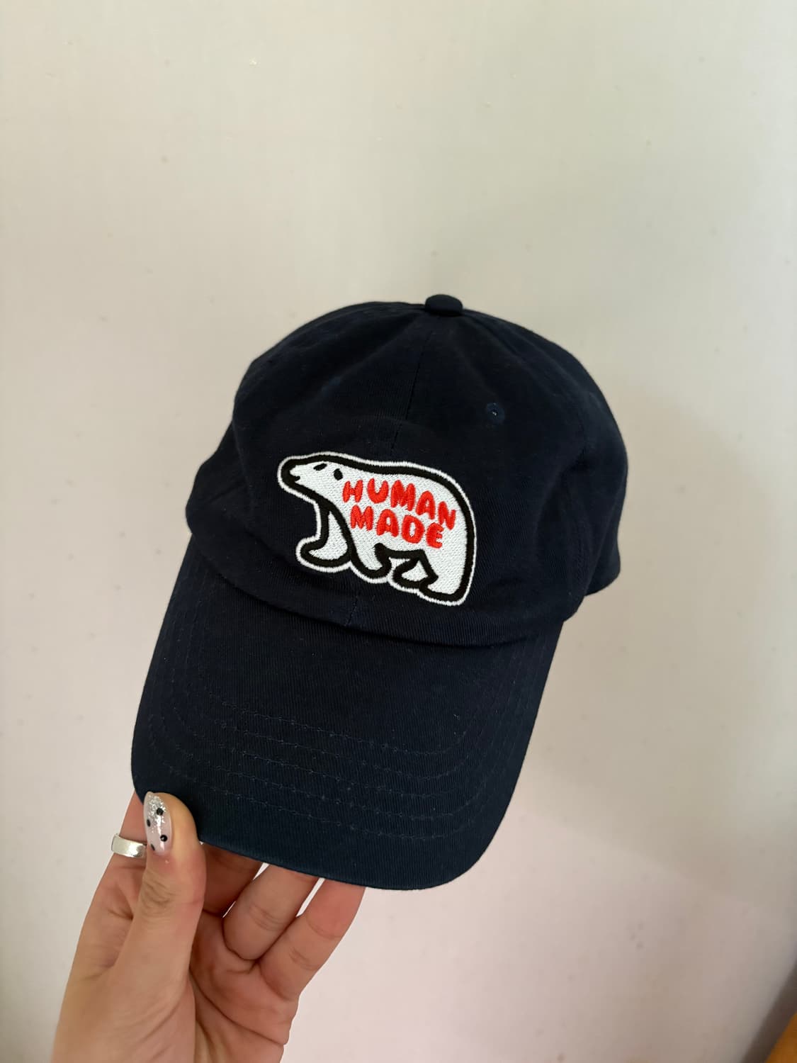 휴먼메이드 캡 네이비 상품이미지1