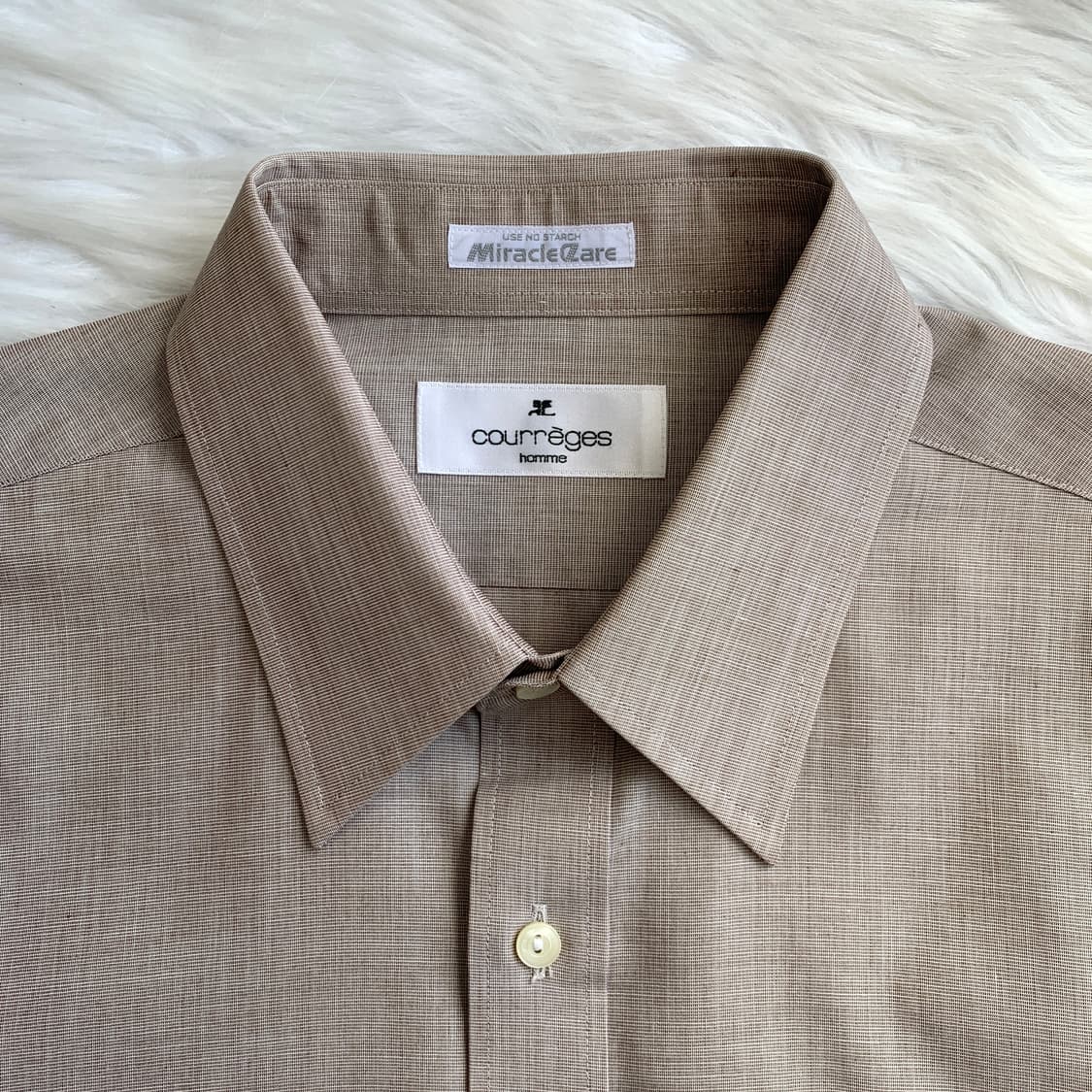꾸레쥬 옴믄 courreges homme 솔리드 셔츠 1582 상품이미지4