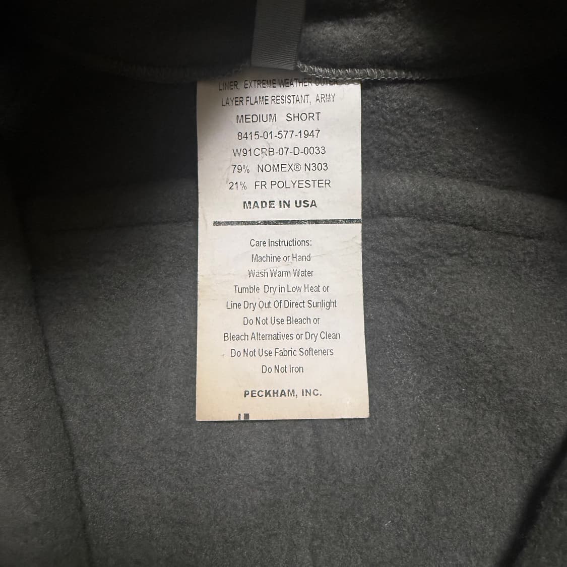 [military] 밀리터리 OG 미군 전차병 폴라텍 m-s 상품이미지4