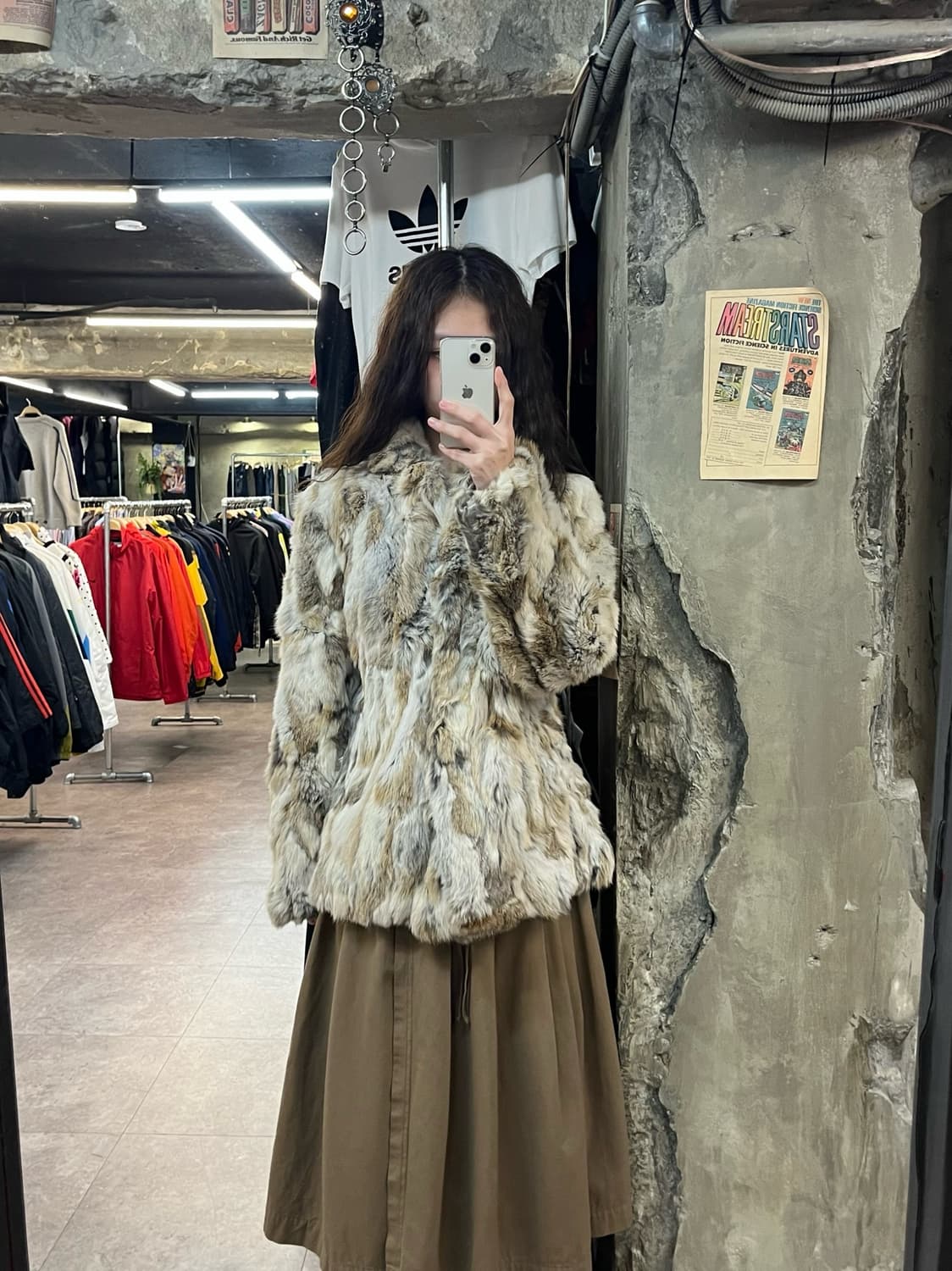 빈티지 토끼털 퍼자켓 베이지 #csz2025 상품이미지2