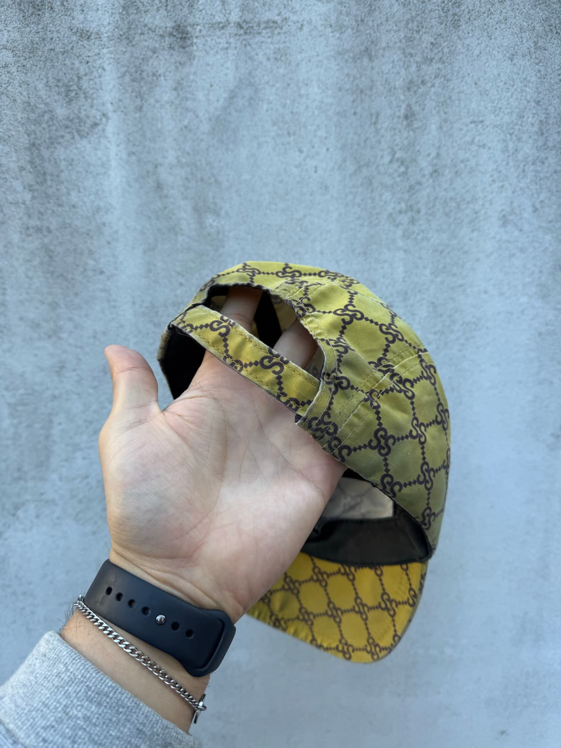 90s 스투시 LV Parody 캠프캡 상품이미지6