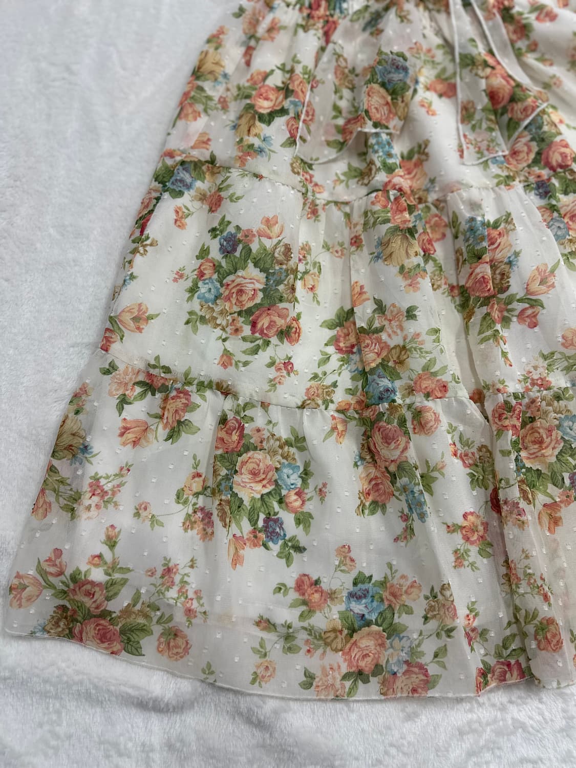 (F)리즈리사 레이스프릴 플라워 슬립 리본 원피스 히메갸루 핀터깔 러블리 상품이미지5