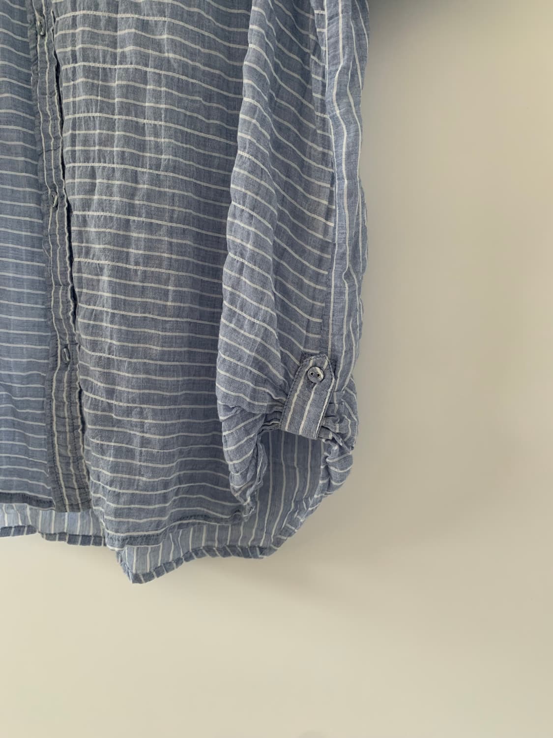 블루 스트라이프 셔츠 상품이미지4