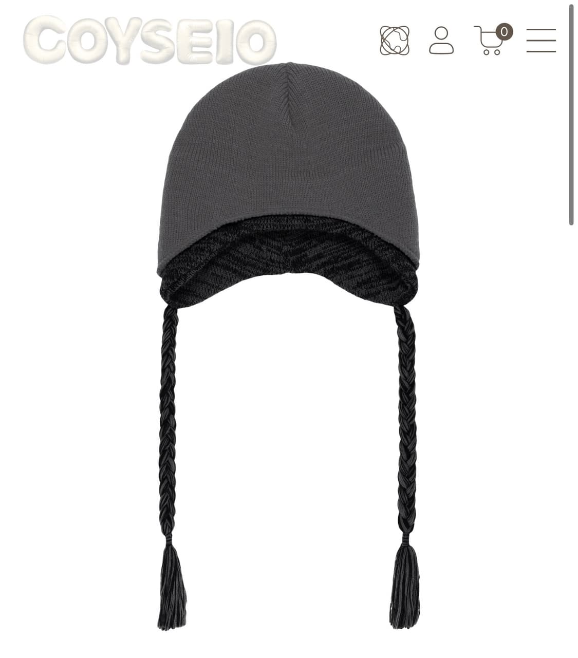 코이세이오 더블 트루퍼 비니 코코아 상품이미지1