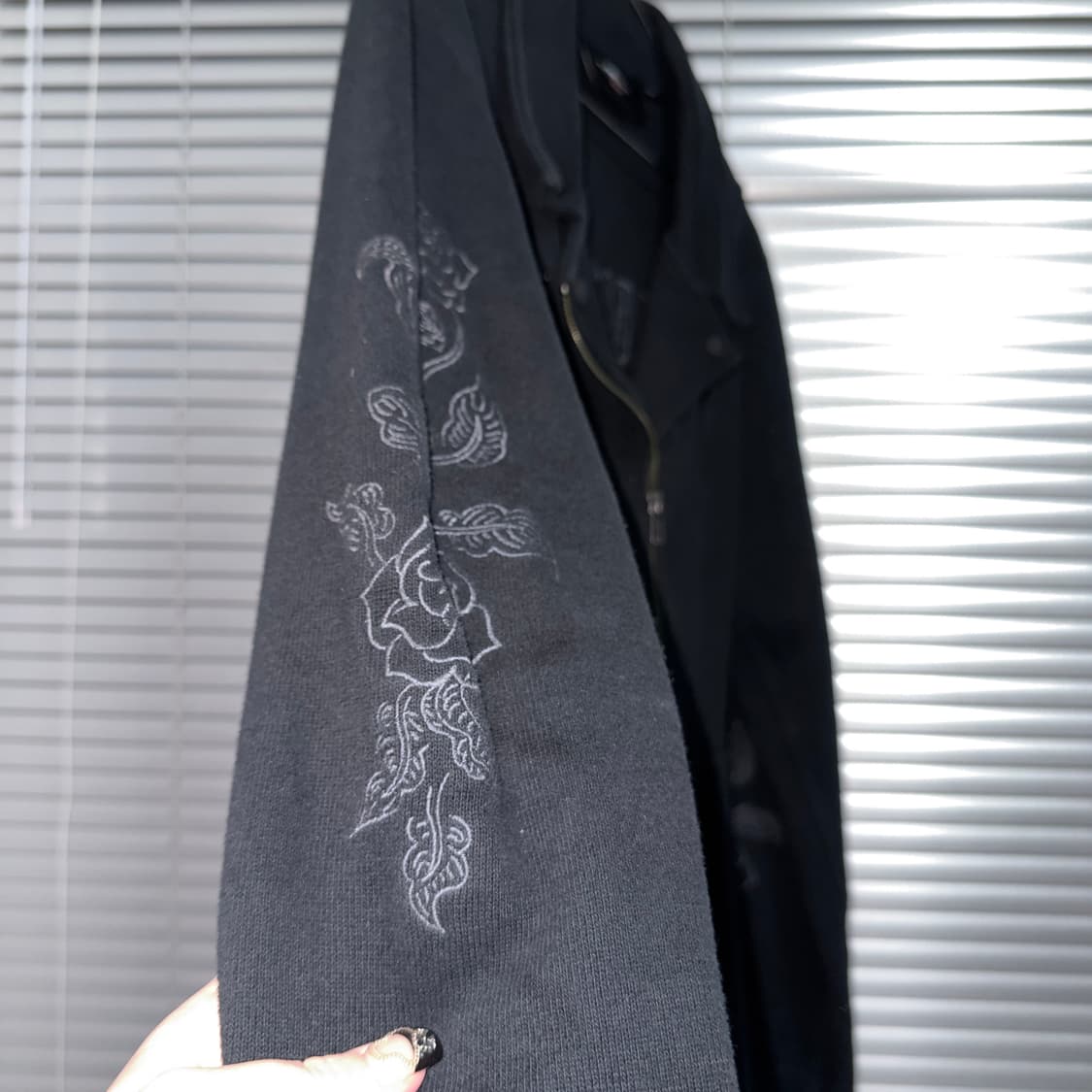 00s 빈티지 할리 데이비슨 로즈 지퍼 자켓 상품이미지4