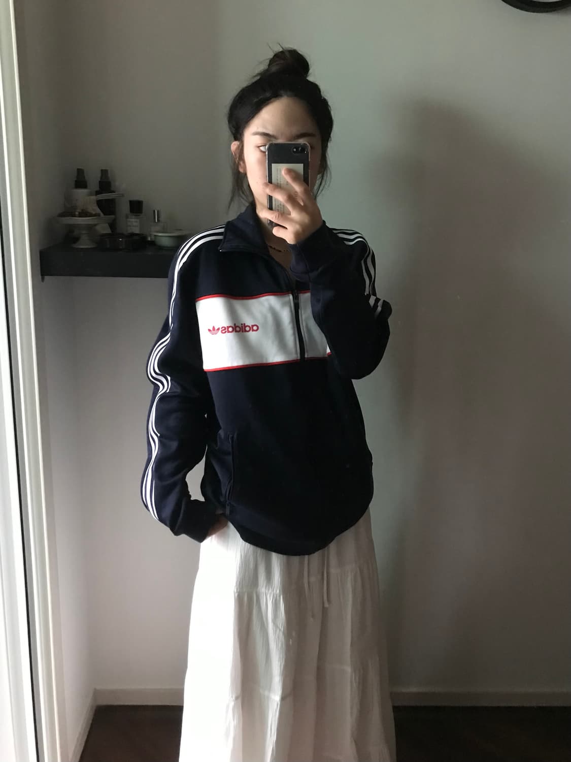 아디다스 올드스쿨 베켄바우어 배색 트랙탑 져지 상품이미지3