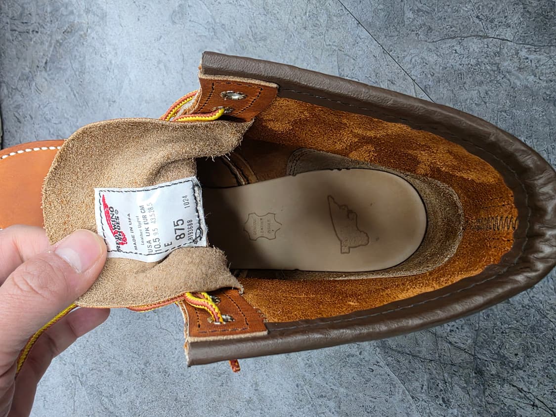 레드윙 목토 875 오로레거시 10.5 팝니다. 상품이미지4