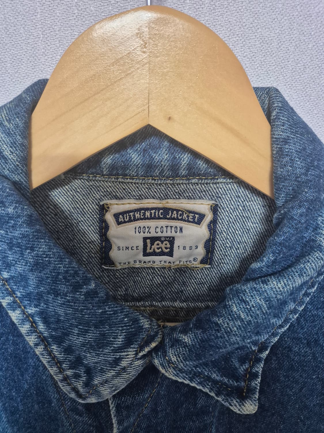 90s 빈티지 Lee 데님자켓 USA made (M) 상품이미지3
