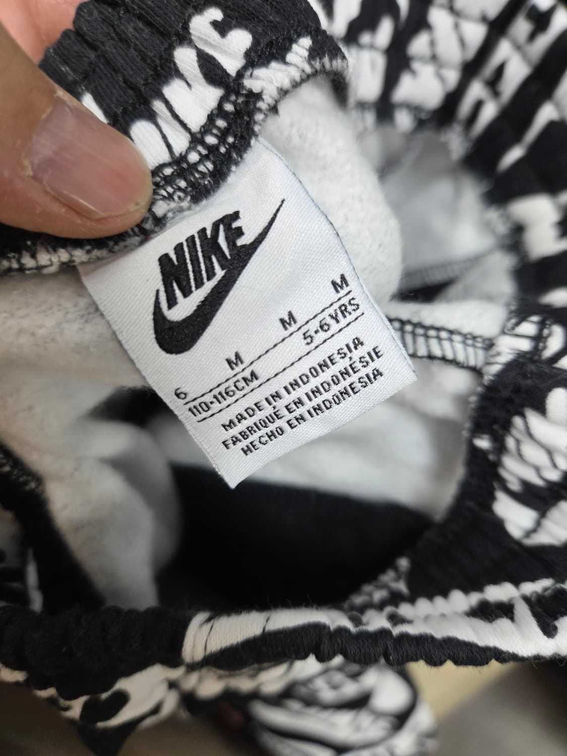 나이키 키즈 멀티로고 기모팬츠 5세 6세 상품이미지3