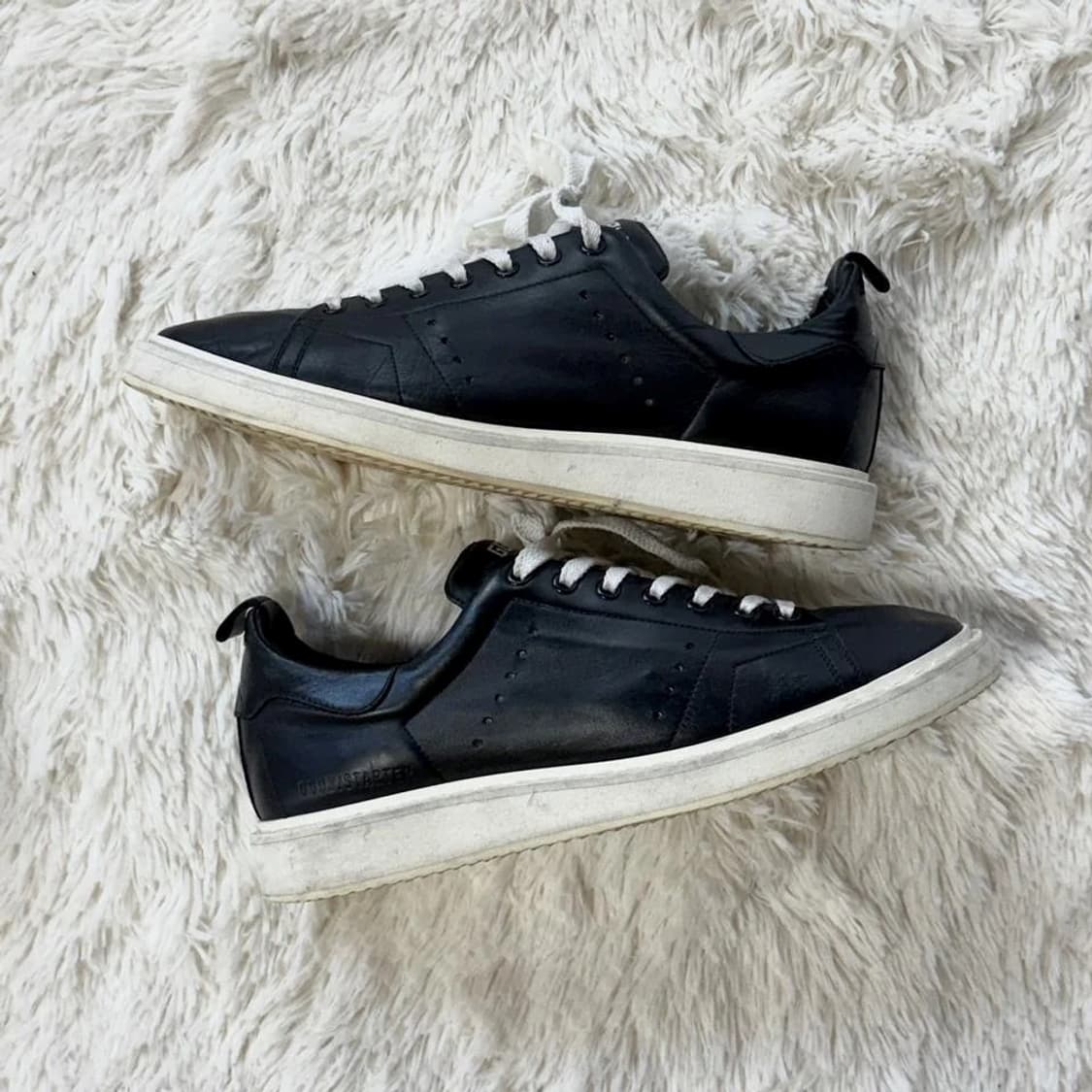 골든구스 디럭스 블랙 레더 스타터 남성 스니커즈 상품이미지3