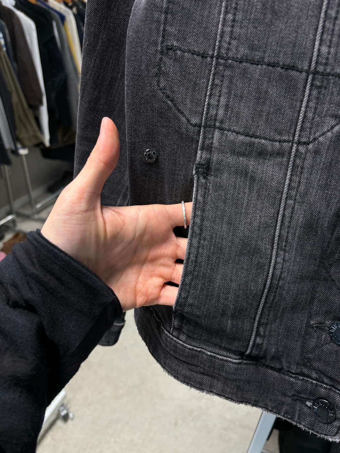 쟈딕앤볼테르 데님 집업 자켓 상품이미지5