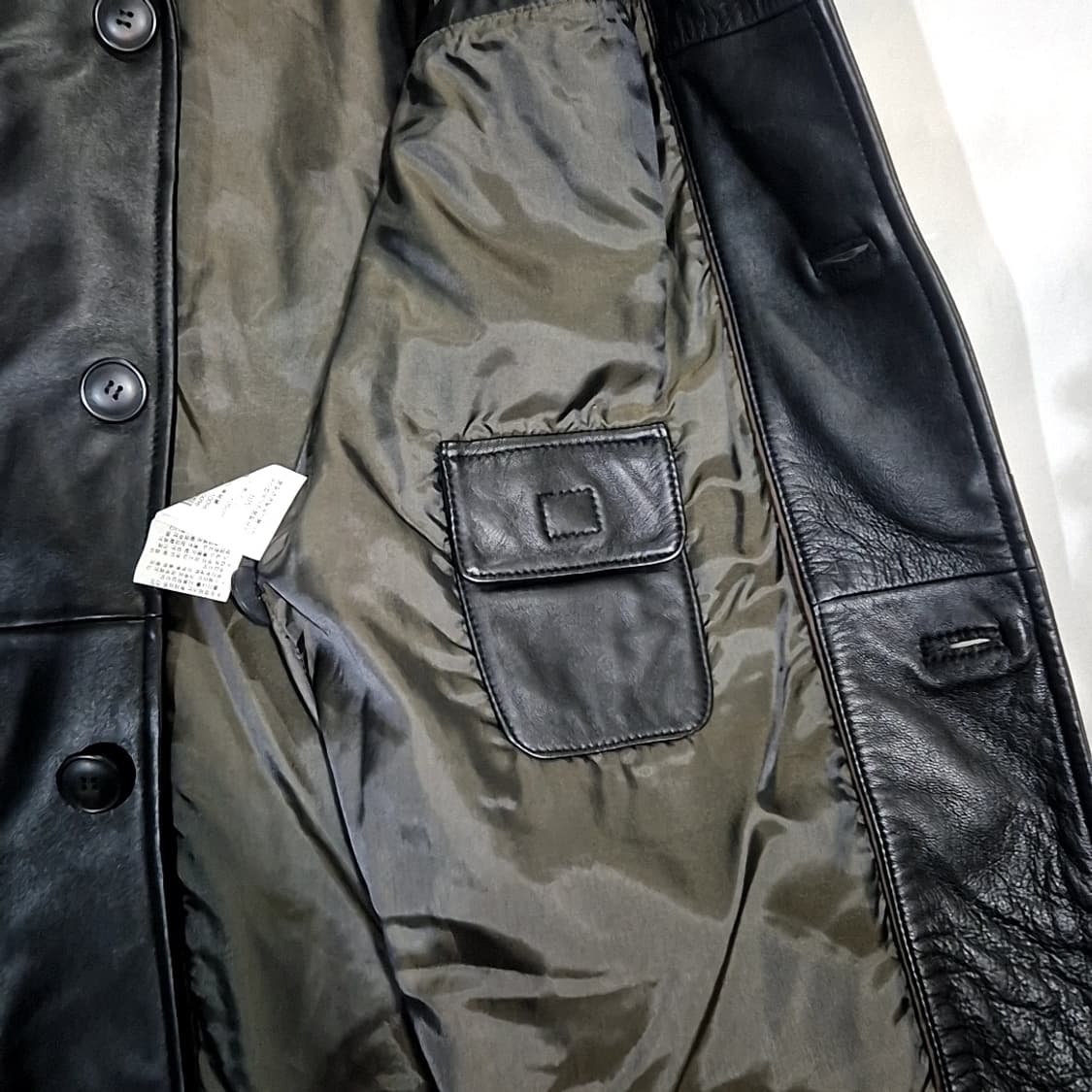 Cornerstone 양가죽 카코트 자켓 상품이미지4