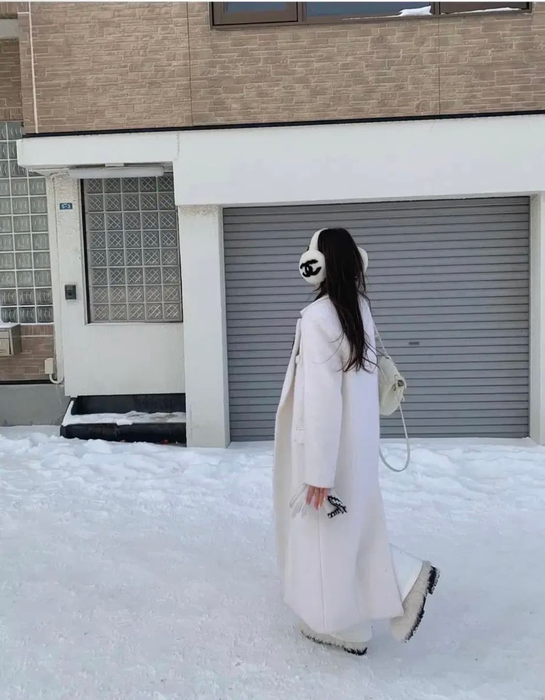 더위시 리즈 부클 롱 코트 상품이미지3