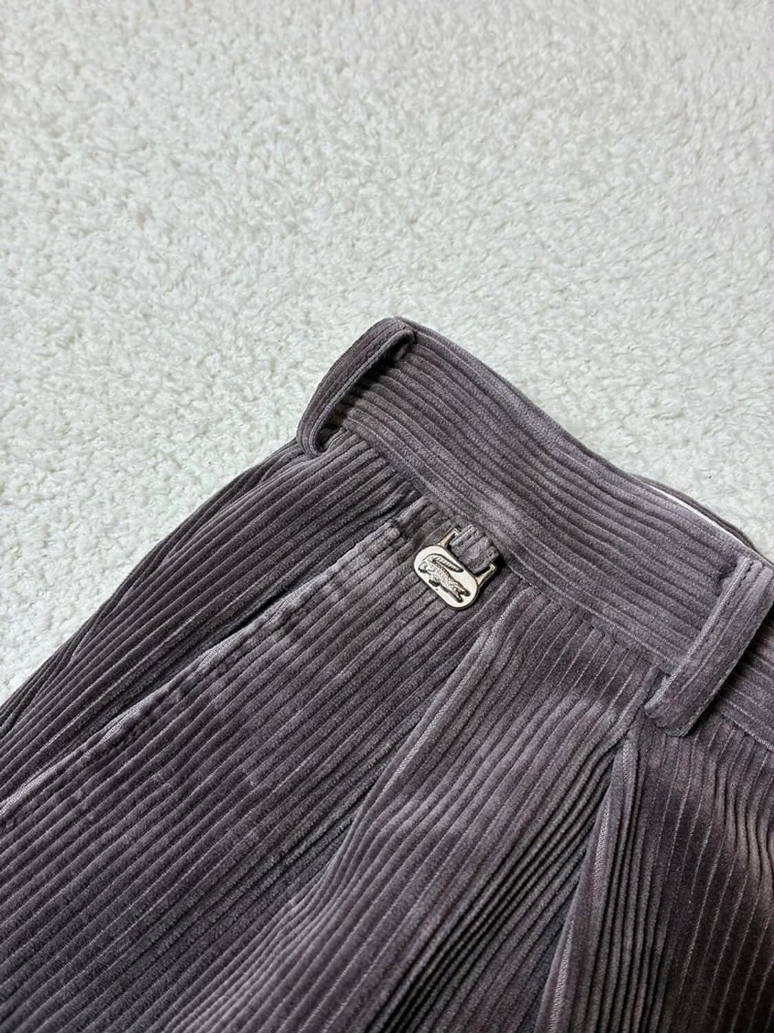 라코스테 00's 투턱 스트레이트 코듀로이 팬츠 PN7891 상품이미지4