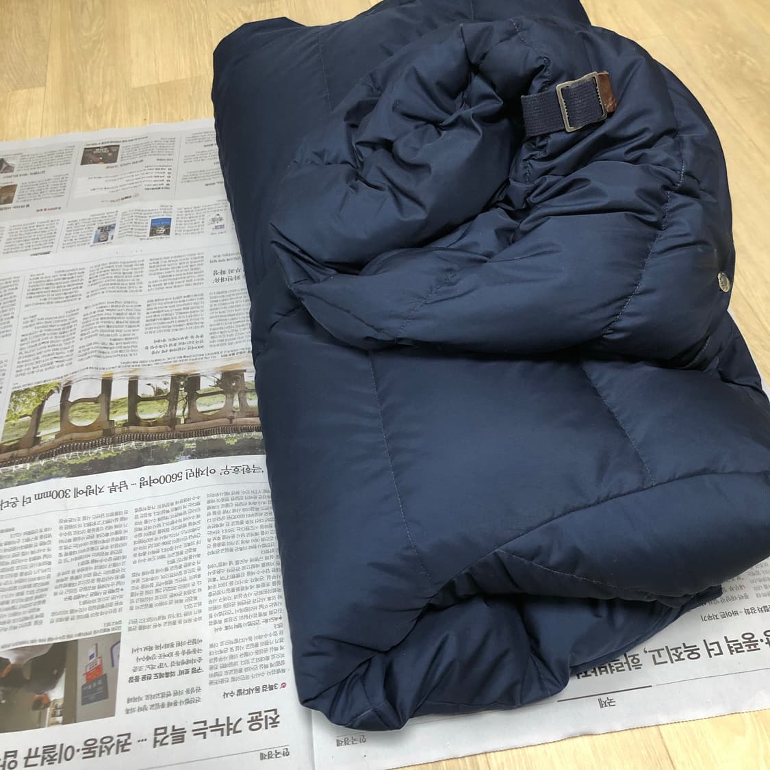 (XXL) 폴로 랄프로렌 POLO 덕다운 후드 디테쳐블 네이비 푸퍼 패딩 상품이미지10