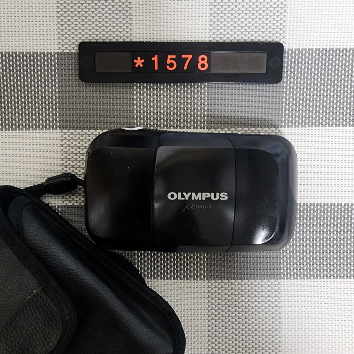 올림푸스 뮤 1 블랙바디 필름카메라 파우치포함 상품이미지1