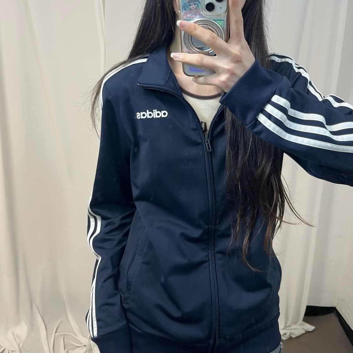 Adidas navy jersey 상품이미지3