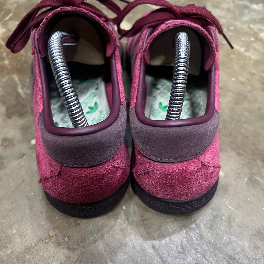 235) 아디다스 토바코 버건디 스웨이드 스니커즈 운동화 신발 상품이미지5