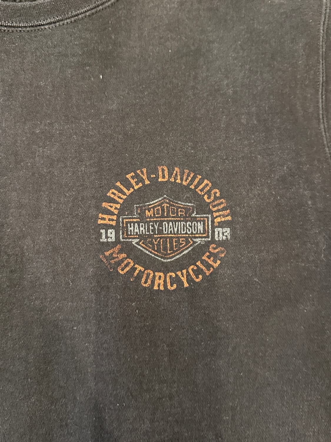 할리데이비슨 빈티지 스웻셔츠 L 상품이미지4
