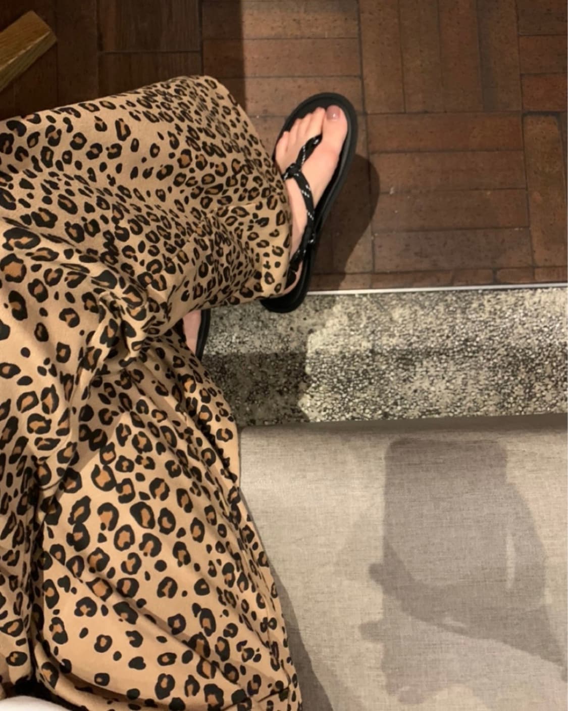레오파드 팬츠 상품이미지1